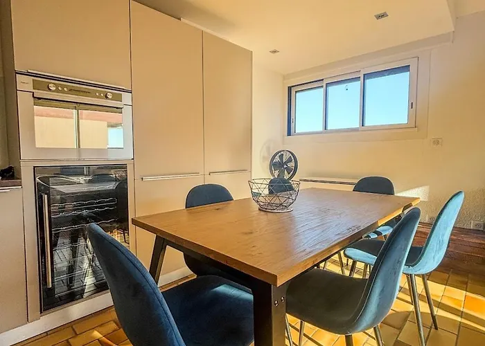 아파트 Elegant T3, Vue Sur Le Port - Grande Terrasse 그륏상