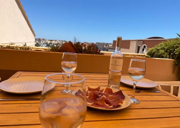 Elegant T3, Vue Sur Le Port - Grande Terrasse